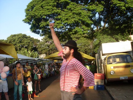 I MOSTRA PÉ NA RUA  - PALHAÇO FUSQUINHA  - SANTOS - SP 